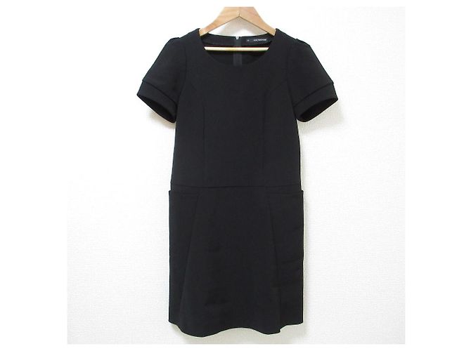 Autre Marque Stretch-Grosgrain-Kleid FOXEY NEW YORK Schwarz