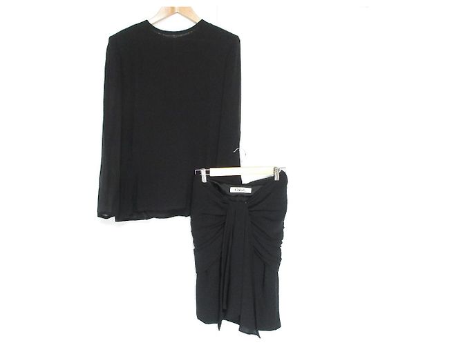 Chloé Conjunto de seda Chloe Negro