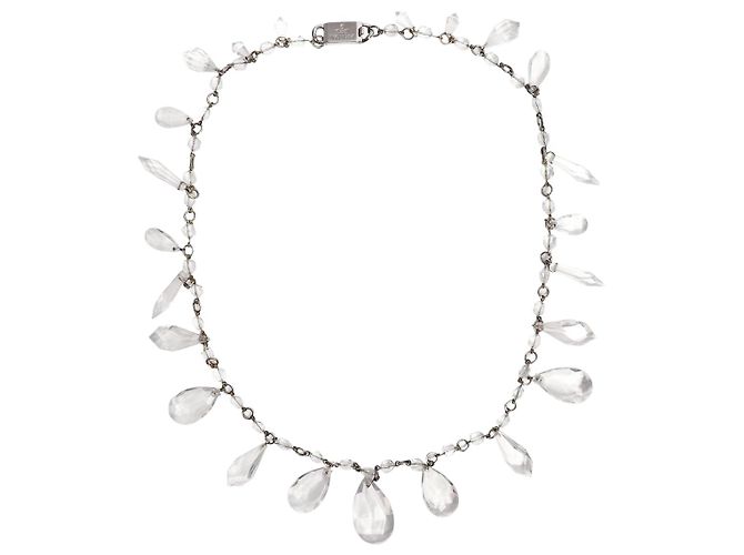 Prada Collar de cadena de cristal Plexi