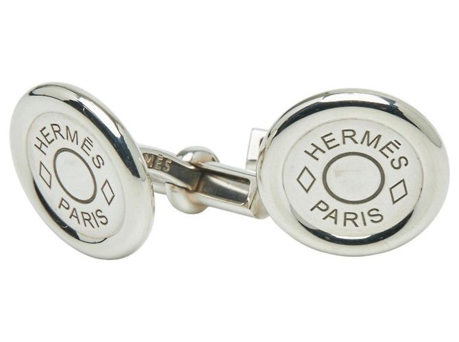 Abotoaduras de prata Hermès Hermès Serie