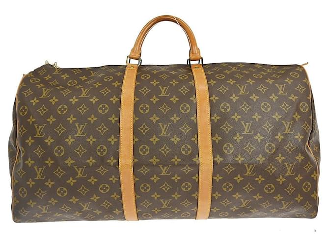 Louis Vuitton Keepall Bag Monogram Canvas 60 Brown Cloth  ref.2632330