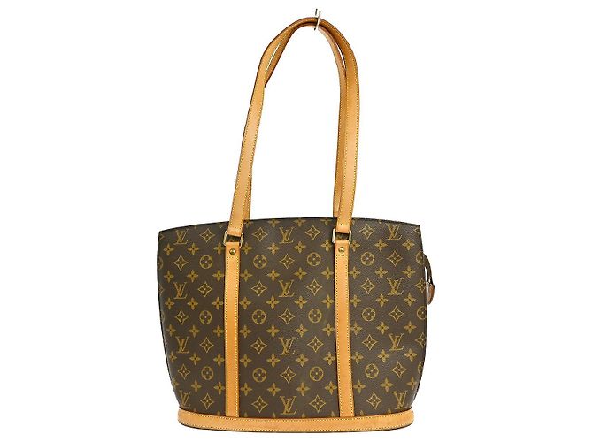 Louis Vuitton Babylone Handbag Monogram Canvas Brown