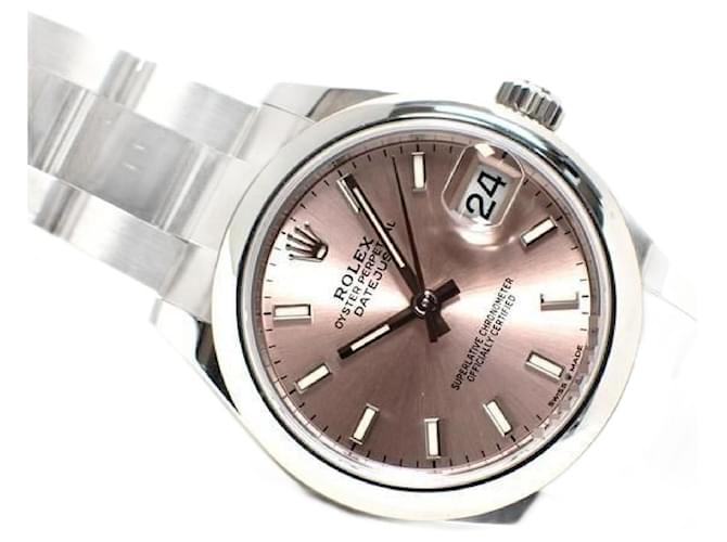 ROLEX Datejust 31 Pink Bar Index 278240 Mens Silvery Steel  ref.2633226