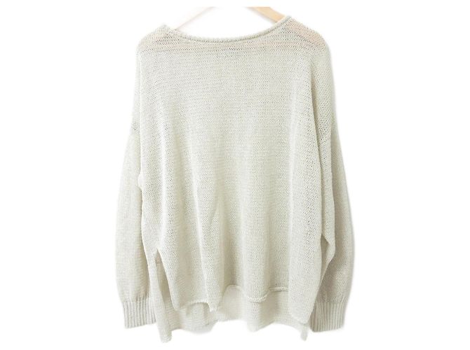 Autre Marque Papierstrickpullover UNITED ARROWS Beige