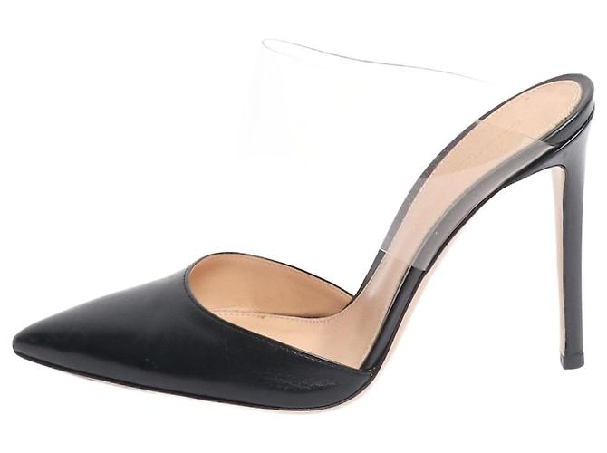 Gianvito Rossi Schwarze Virtua-Mules - Größe EU 37