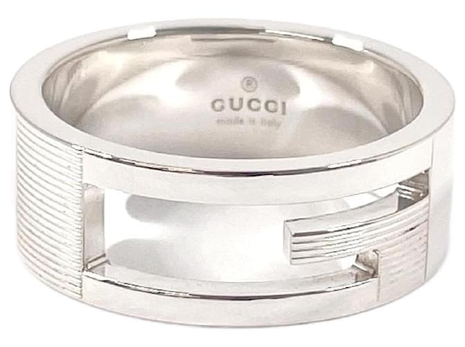 GUCCI Branded Cutout G Ring  ref.2633817