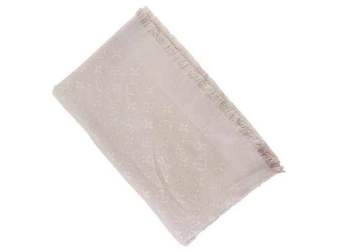 Louis Vuitton Silk Stole in Cream  ref.2633898