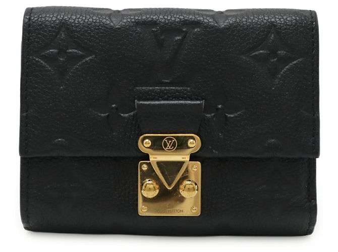 Portafoglio Metis Compact Tri-fold in Monogram Empreinte Louis Vuitton Nero