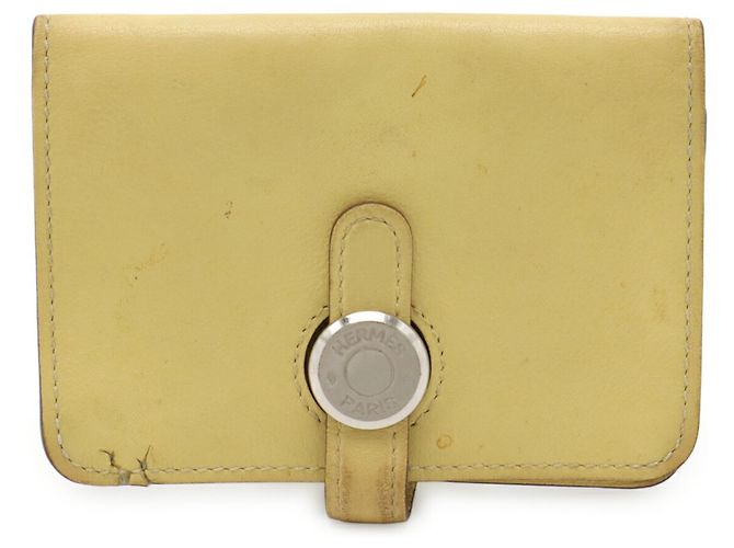 Hermès Monedero Dogon HERMES en Amarillo Azufre
