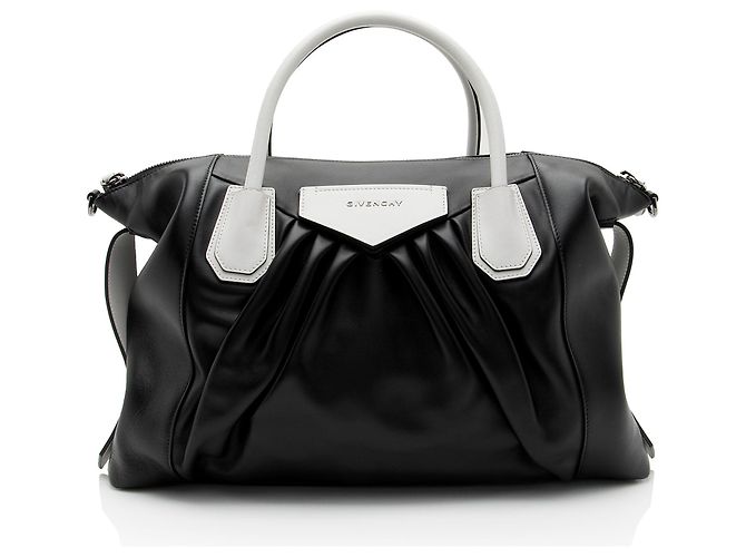 Givenchy Calfskin Soft Antigona Medium Satchel Black