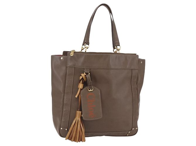 Chloé Chloe Eden Leather Brown