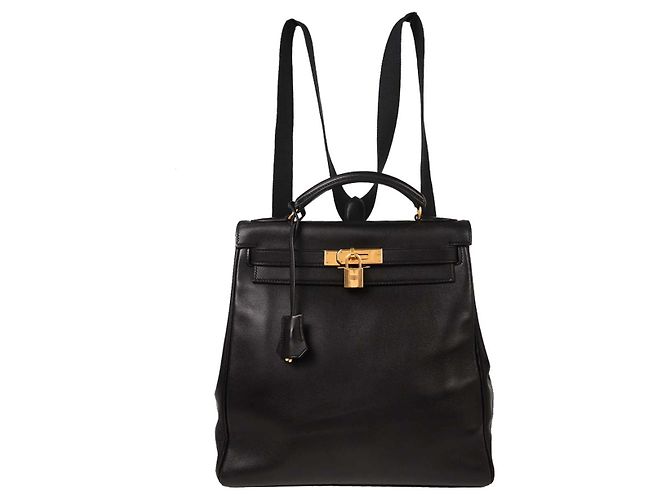 Hermès Hermes Kelly Ado Backpack Gulliver 28 Black