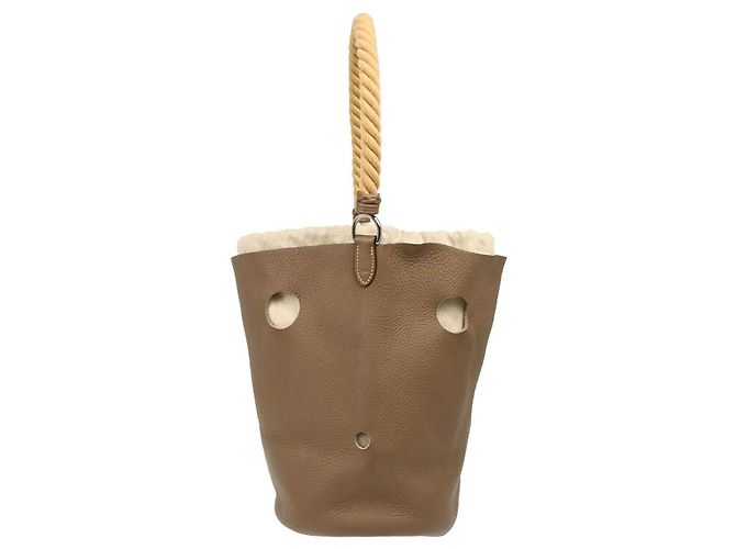 Hermès Borsa Mangeoire Clemence PM Hermes Marrone