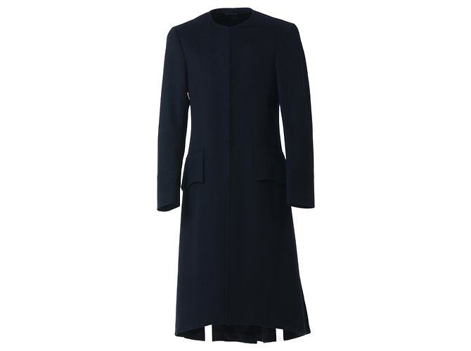 Gucci Runway Long Wool Coat Black – ’10s Grey