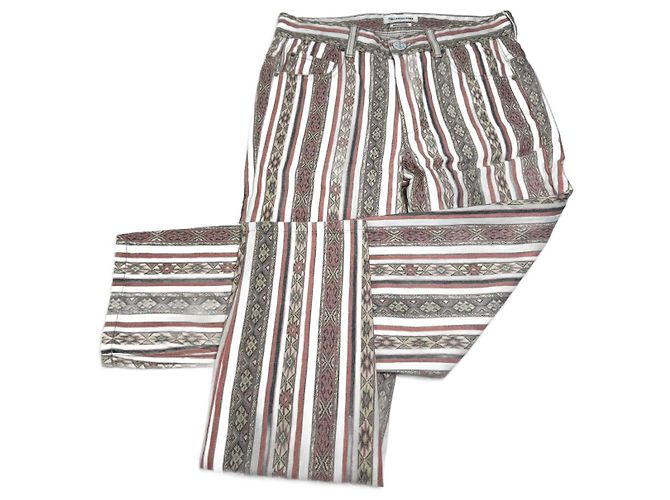 Jeans Rayados Isabel Marant S Multicolor