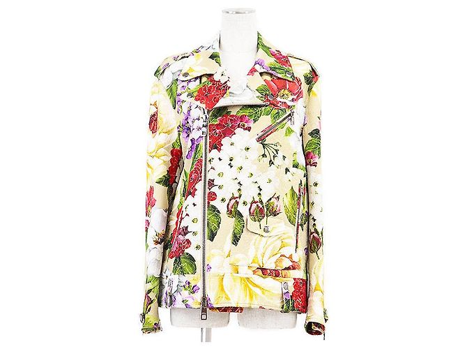 Dolce & Gabbana Chaqueta de mezcla de algodón jacquard Dolce&Gabbana Multicolor