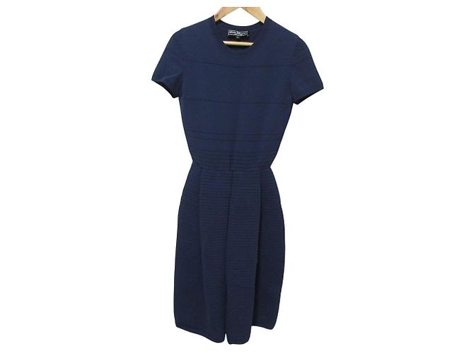 Salvatore Ferragamo Kleid Blau Marineblau
