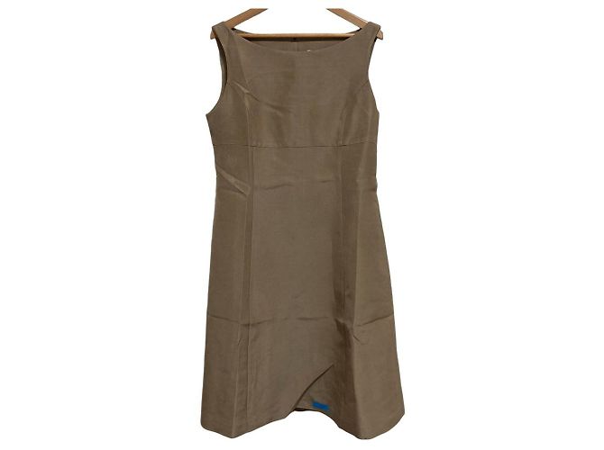 Autre Marque Vestido sem mangas de lã e seda FOXEY Marrom