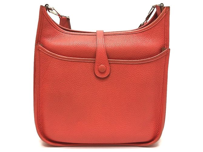 Borsa a Spalla Hermès Evelyne PM 3 Rosso