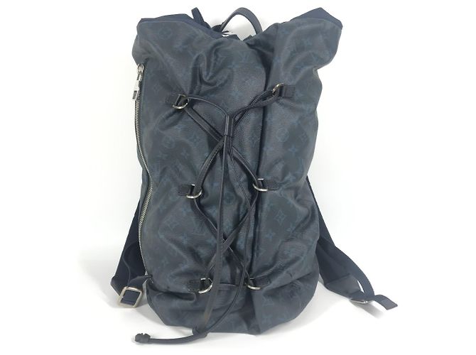Louis Vuitton Monogram Cobalt Ultralight Backpack Blue Navy blue
