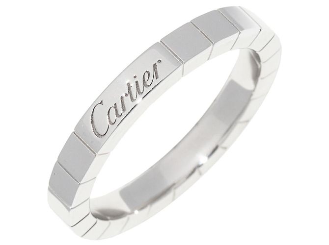 Anello Cartier Lanieres Pt950 Taglia 17 Argento