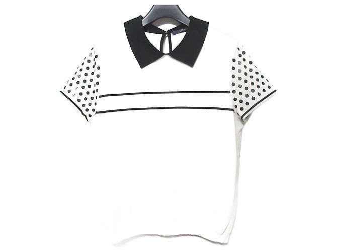 Autre Marque Laurel Strickpullover Schwarz Beige