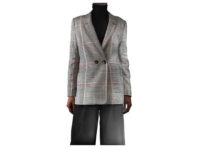 Anine Bing Black and white houndstooth jacket - size XS