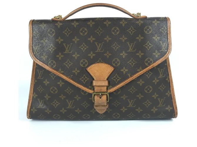 Bolso Beverly Monogram Louis Vuitton Castaño
