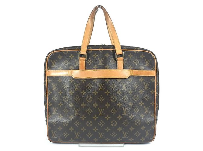 Sac à main Porte-Document Pegasus Monogram Louis Vuitton Marron