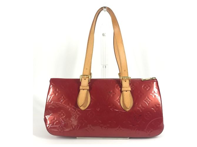 Rosewood Louis Vuitton Monogram Vernis Tote Bag Rot