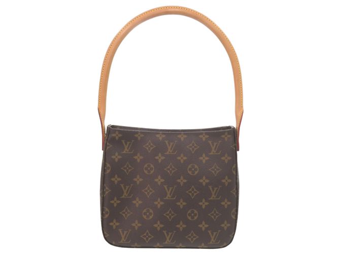 Borsa a Spalla Looping MM Monogramma Louis Vuitton Marrone