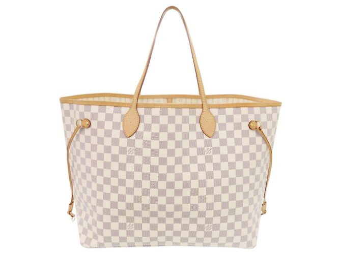 Bolsa tote Louis Vuitton Neverfull GM Damier Azur Branco