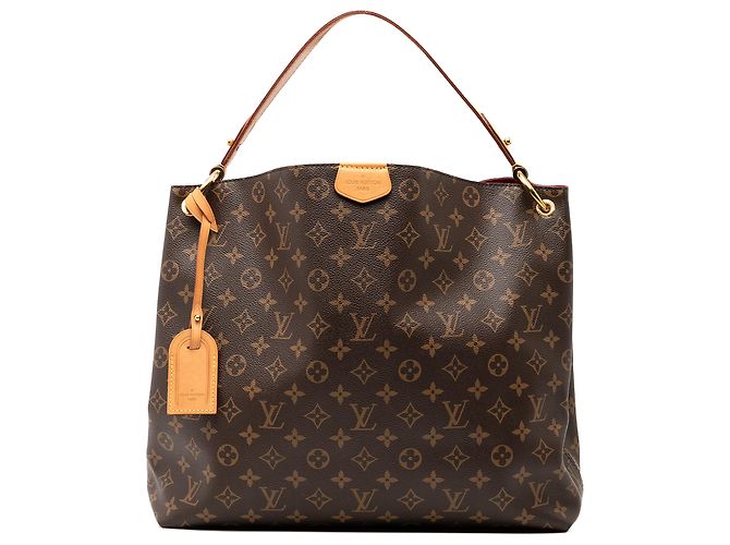 Louis Vuitton Borsa Graceful MM Monogram Marrone
