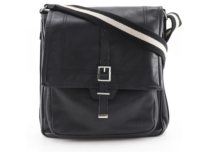 Bally Trainspotting Shoulder Bag Black