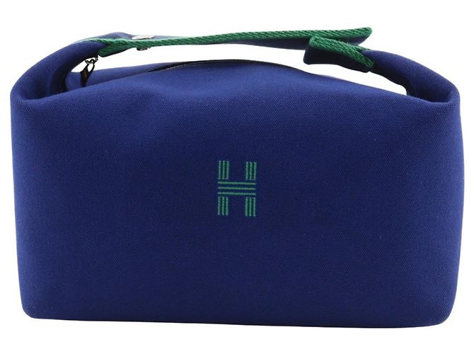 Hermès BRIDE A BLACK GM Handtasche Blau