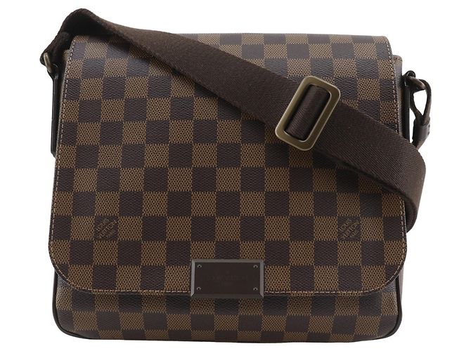 Bolsa de Ombro District PM Louis Vuitton Marrom