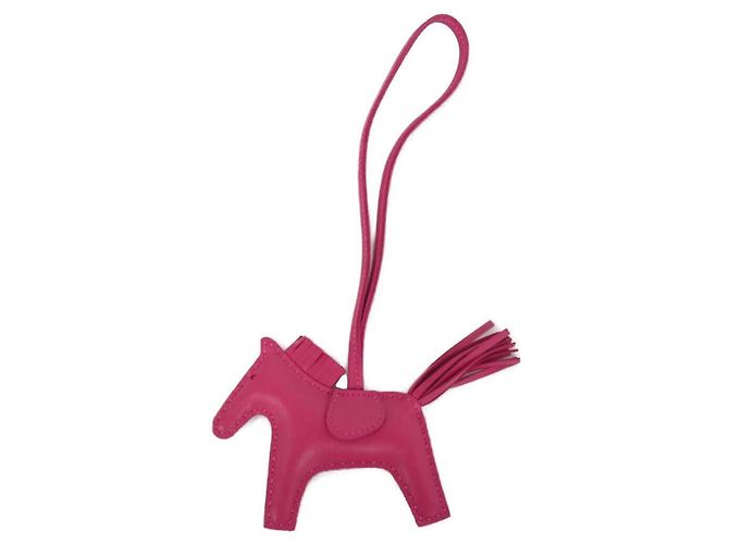 Charm de bolsa Rodeo PM da Hermès Rosa