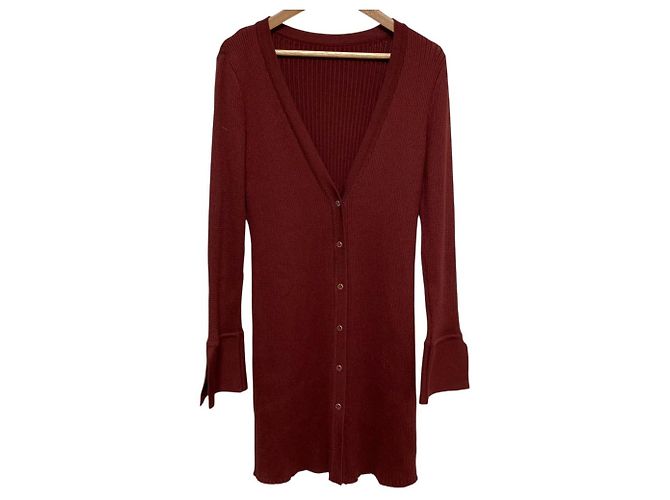 Autre Marque Cardigan Slender FOXEY Marrone Bordò