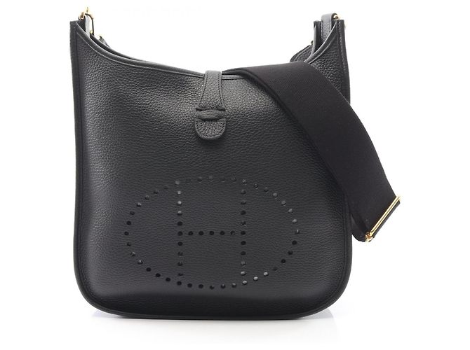 Borsa a Spalla Hermès Evelyn 3 Trois PM Nero