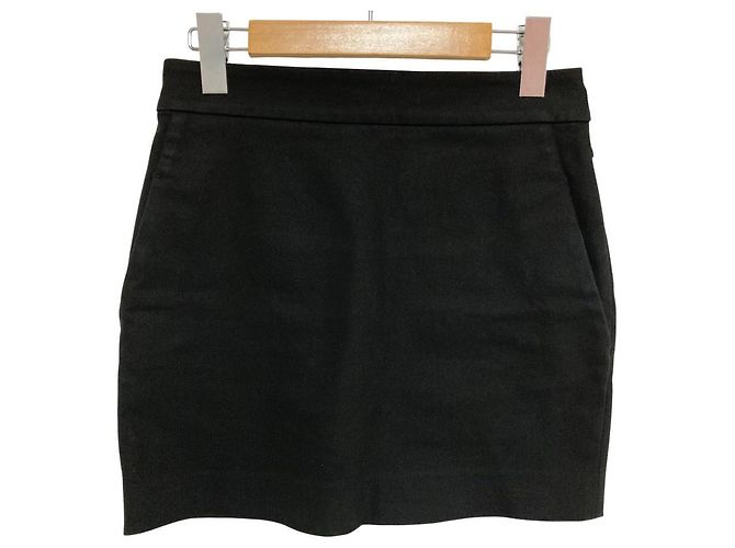 Autre Marque Gonna Mini DRILL H BEAUTY&YOUTH Nero