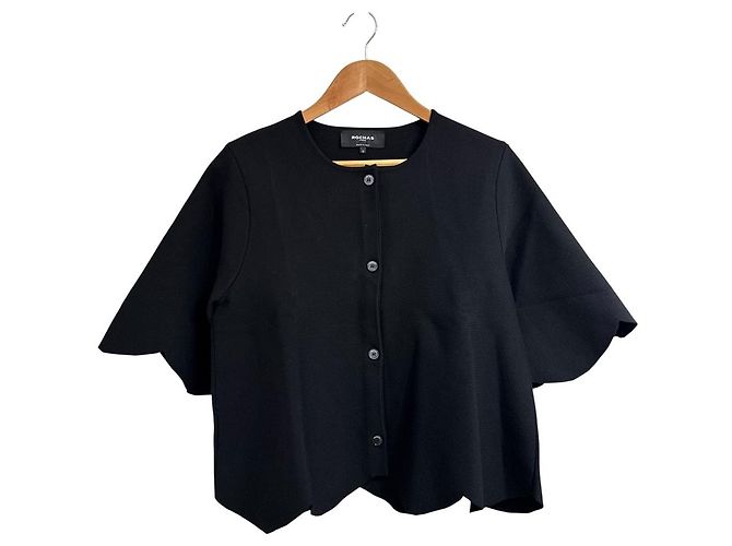 Autre Marque Cárdigan de punto Rochas Negro