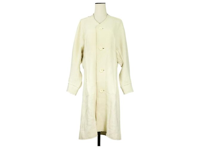 Abrigo Largo ISSEY MIYAKE IM33KA337 Blanco