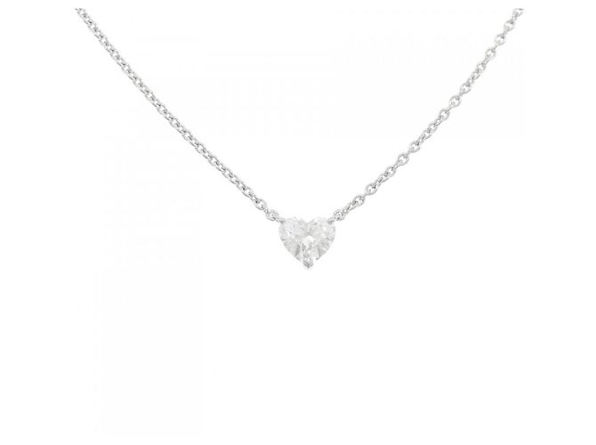 Collar de Diamante en Forma de Corazón Van Cleef & Arpels Dorado 