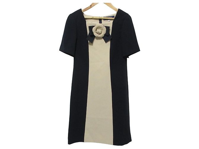 Autre Marque Corsage Kleid M'S GRACY Blau Beige Marineblau