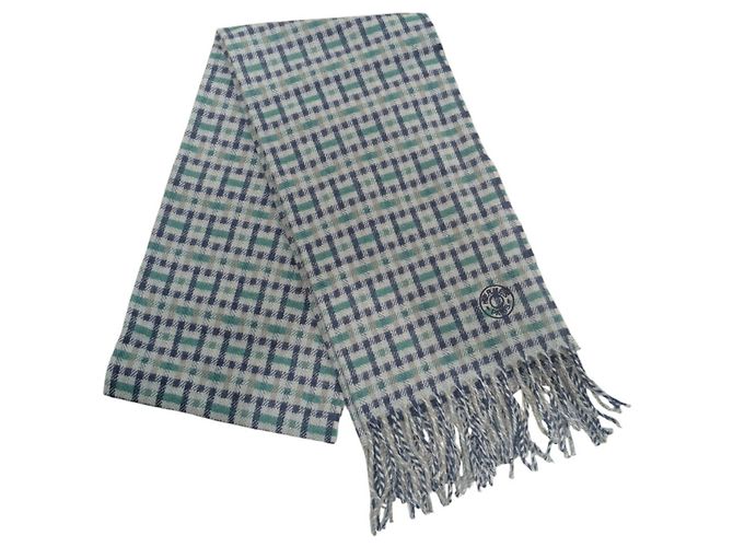 Sciarpa in cashmere Hermès in blu e verde