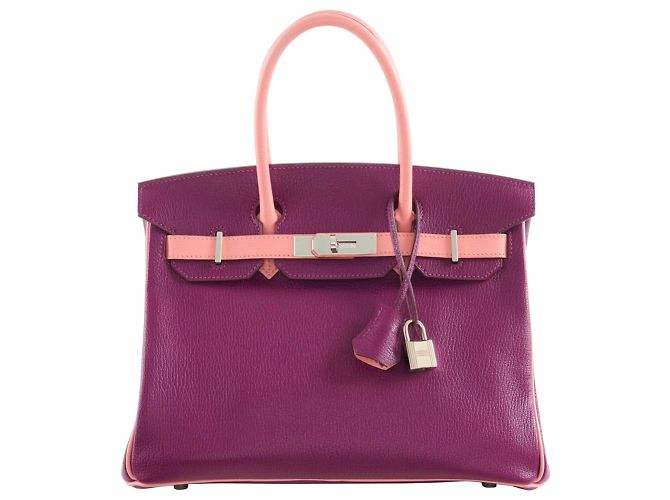 Hermès Bolsa HERMES BIRKIN 30 HSS Roxo