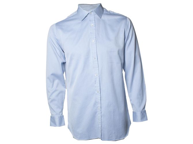 Autre Marque Dunhill camicia in cotone blu