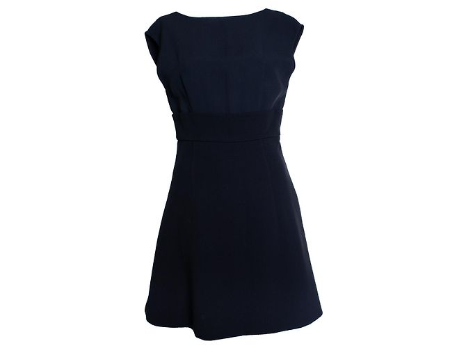 Miu Miu, vestido azul sin mangas