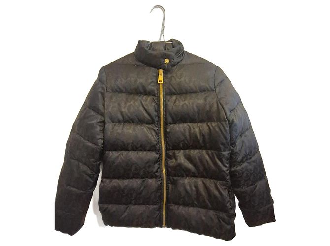 Versus Versace Down Jacket Black Damask Lion Head 