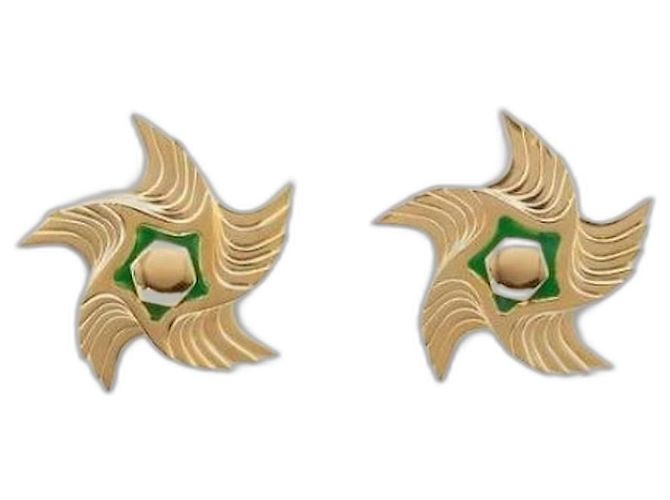 Orecchini Bottega Veneta dorati argento D'oro